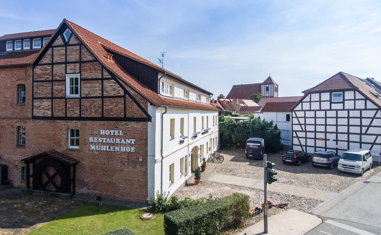 Hotel Garni Mühlenhof Wusterhausen Exterior foto