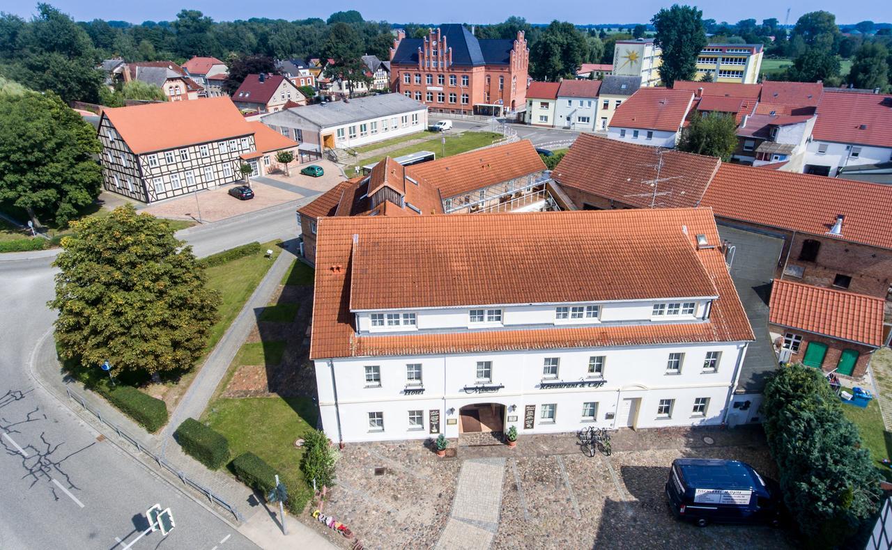 Hotel Garni Mühlenhof Wusterhausen Exterior foto